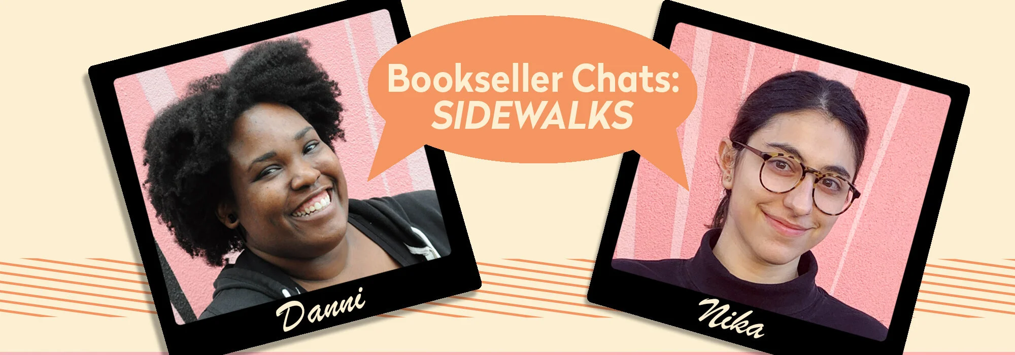 Bookseller Chats: Sidewalks