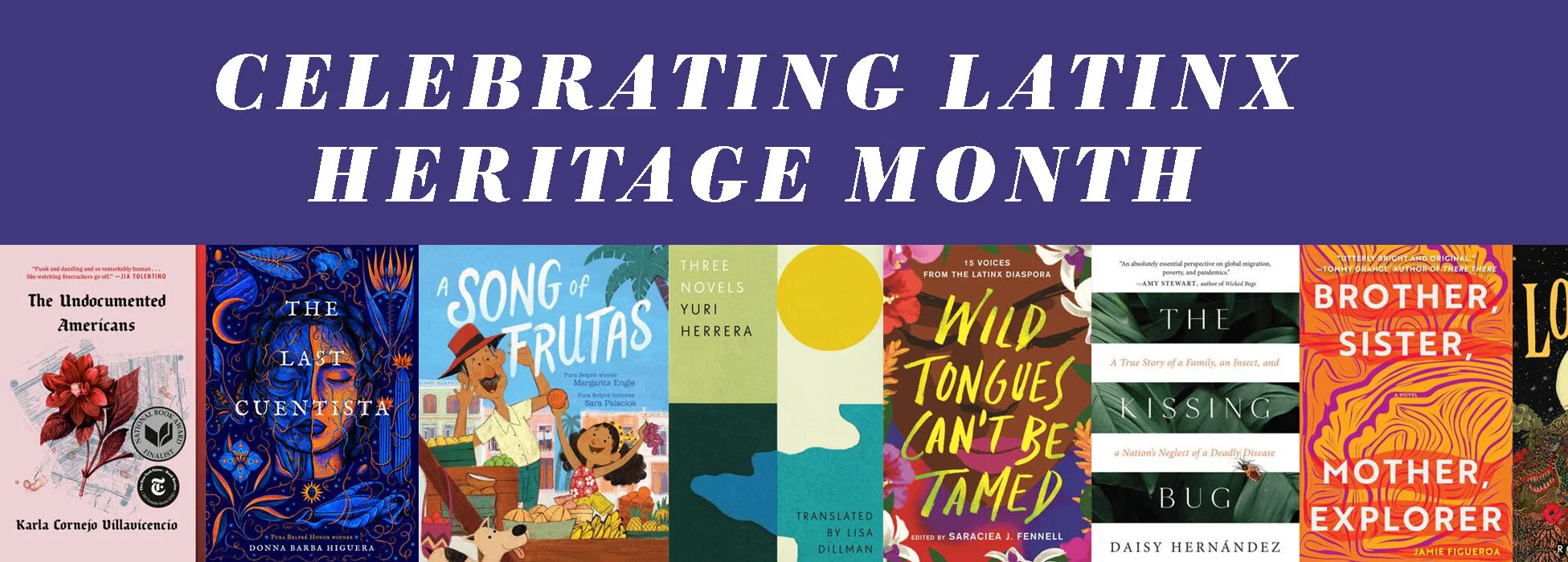 Recommended Reading: Latinx Heritage Month