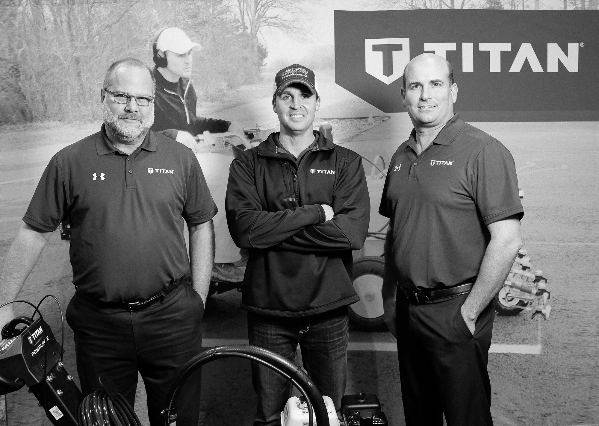 Clay Greenfield with Titan Tool at the 2017 National Pavement Expo