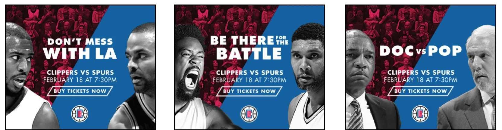 Single-game tickets: Display