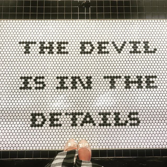 The devil is in the details 🖤