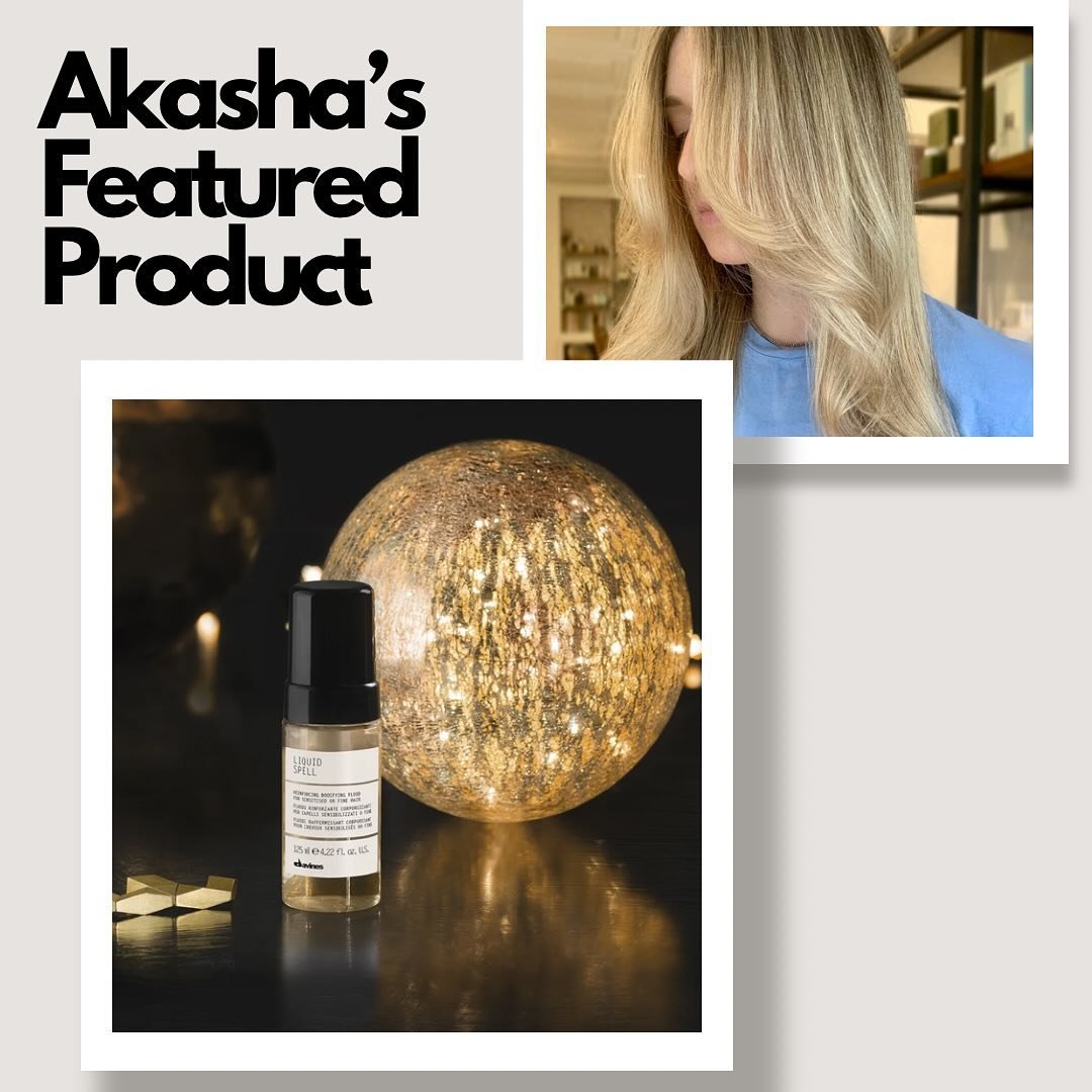 Akasha&rsquo;s recent favorite is Liquid Spell from Davines and it is as magical as it sounds!

&ldquo; I&rsquo;ve been using  Davines liquid spell a lot lately. It gives the hair so much of shine, and is a great heat protectant. It keeps the hair so