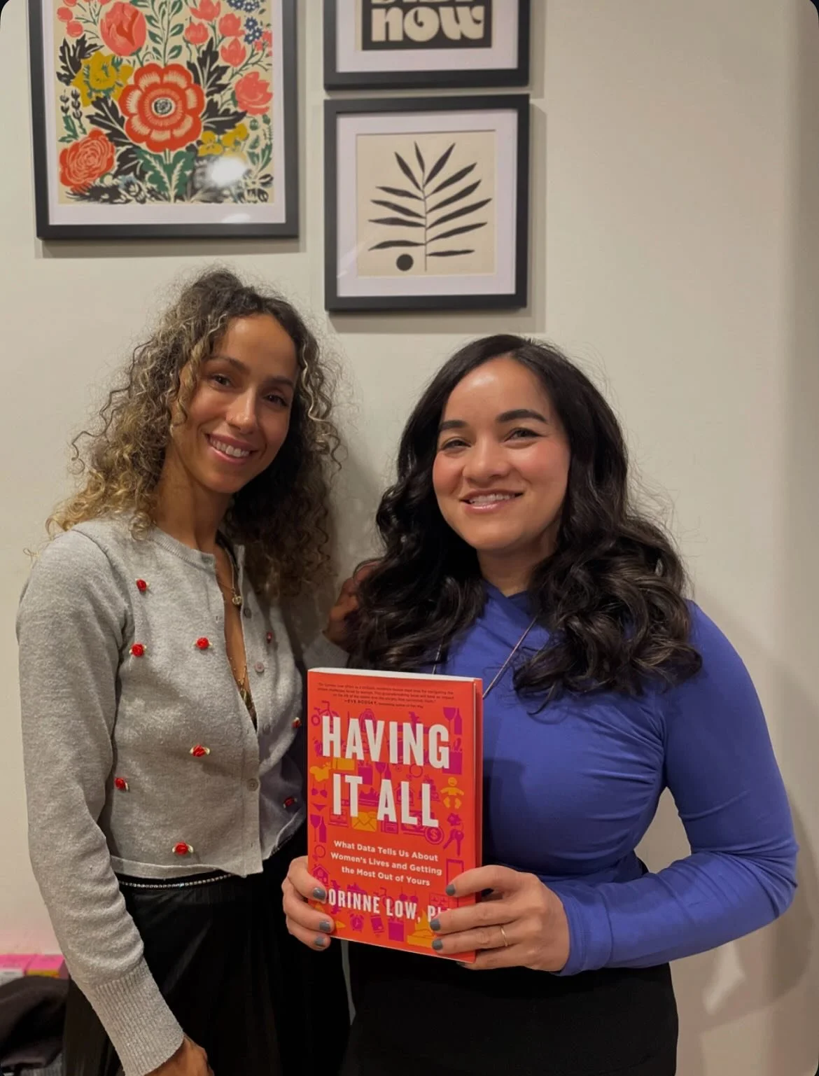 Congratulations @corinnelowphd - we can&rsquo;t wait to read your new book! Thank you for bringing us a copy and coming in today. ❤️