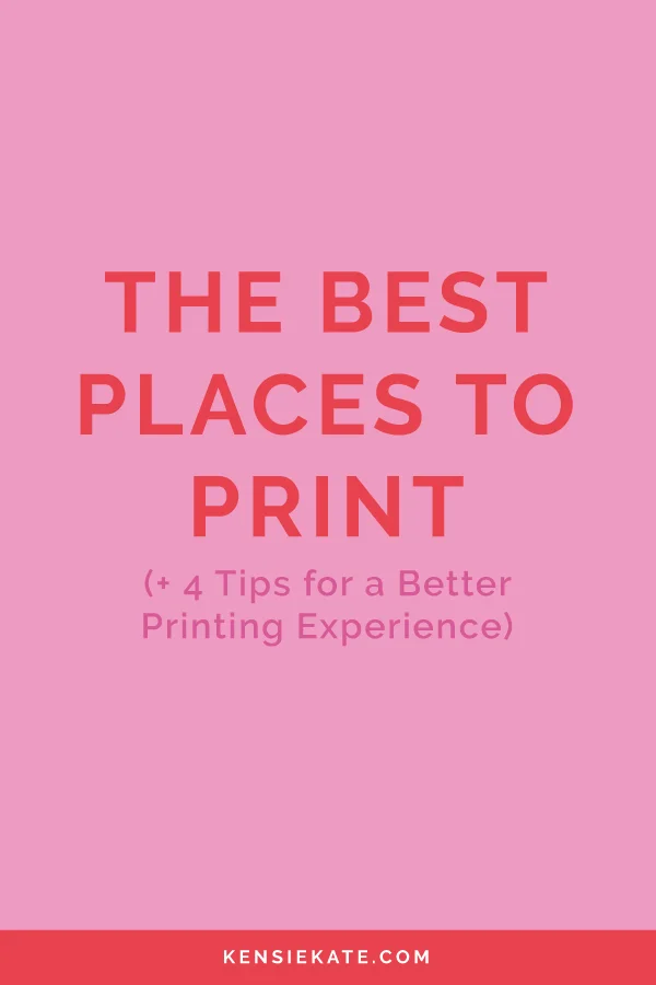 The Best Places to Print (+ 4 Tips for a Better Printing Experience