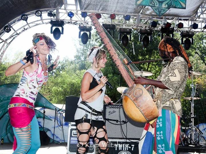 Sasha Rose with Youssoupha Sidibe and Dakini Star