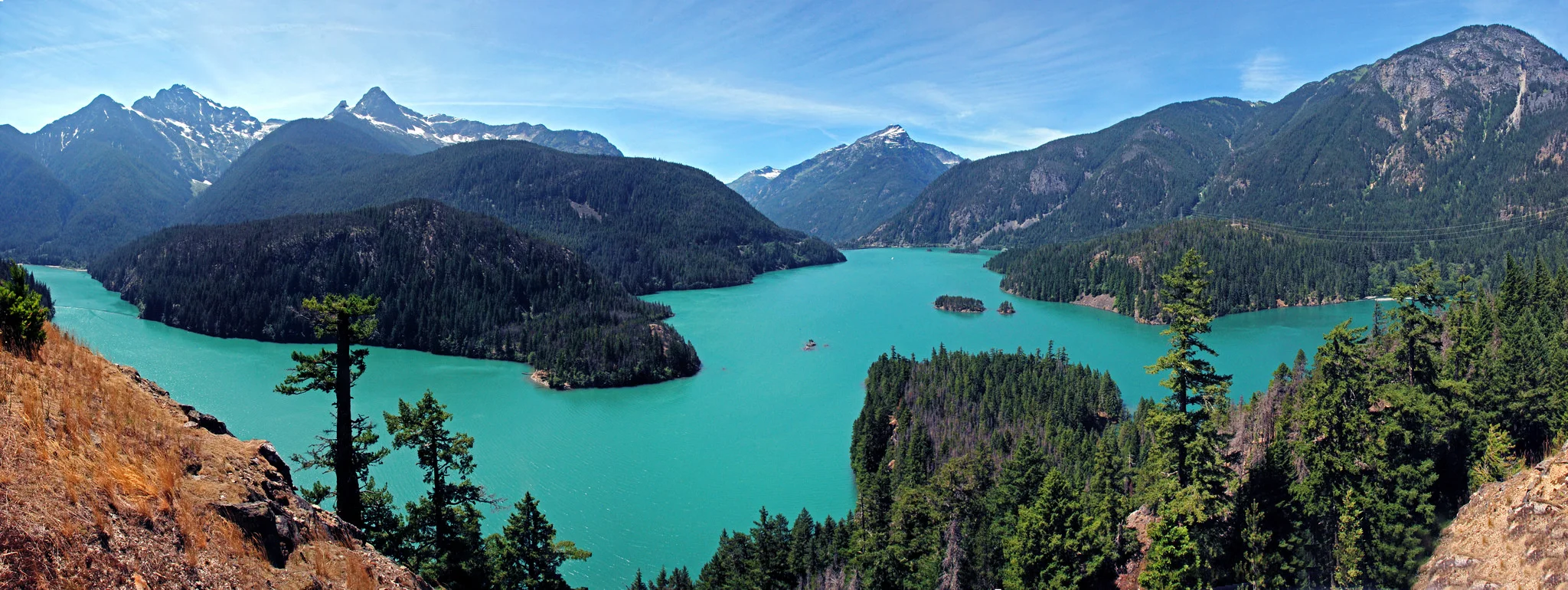 The Lodge Sits On the Edge of Lake Diablo / Photo Courtesy of North Cascades Institute