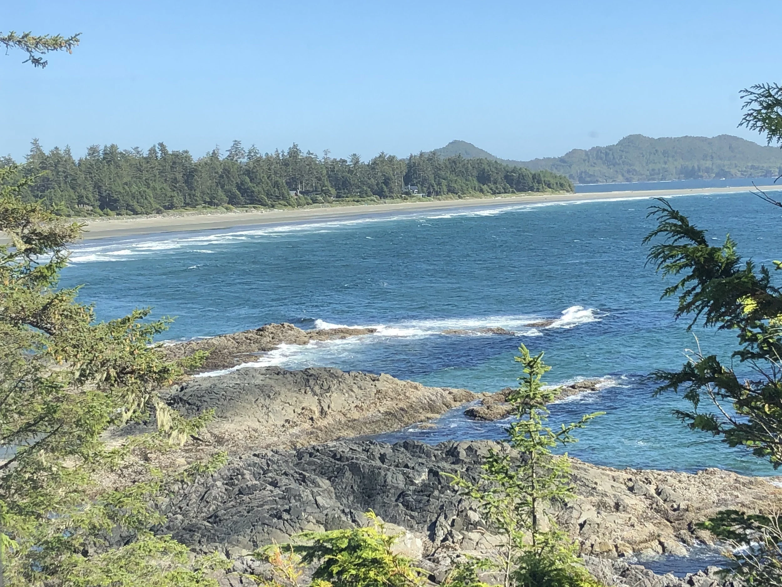 The breathtaking view from our room at The Wickaninnish Inn on Chesterman Beach
