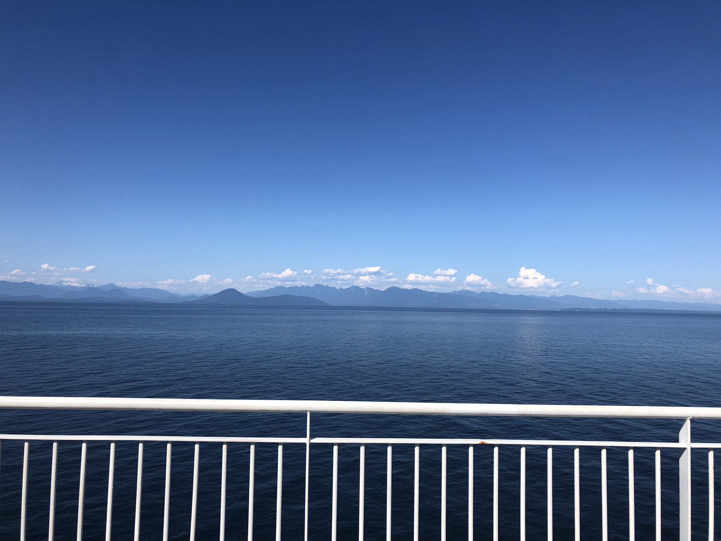 View from ferry back to mainland