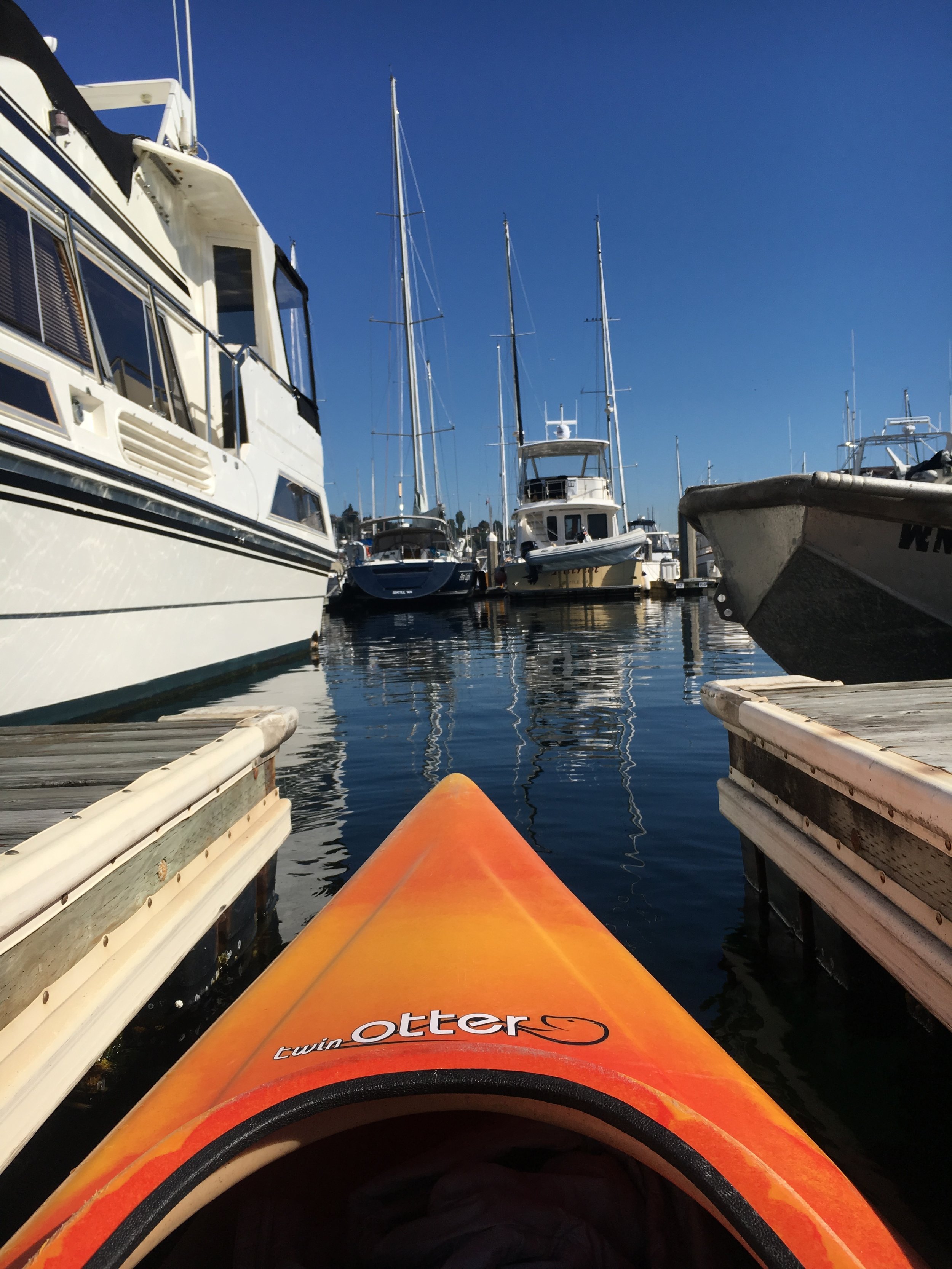 Kayak rentals, Elliott Bay Marina