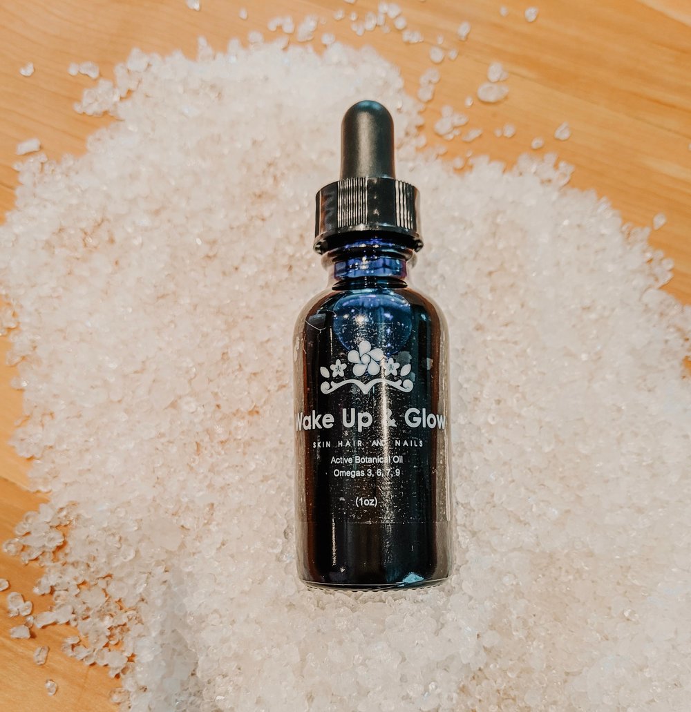 Wake Up &amp; Glow  and our secret ingredient salt soak!