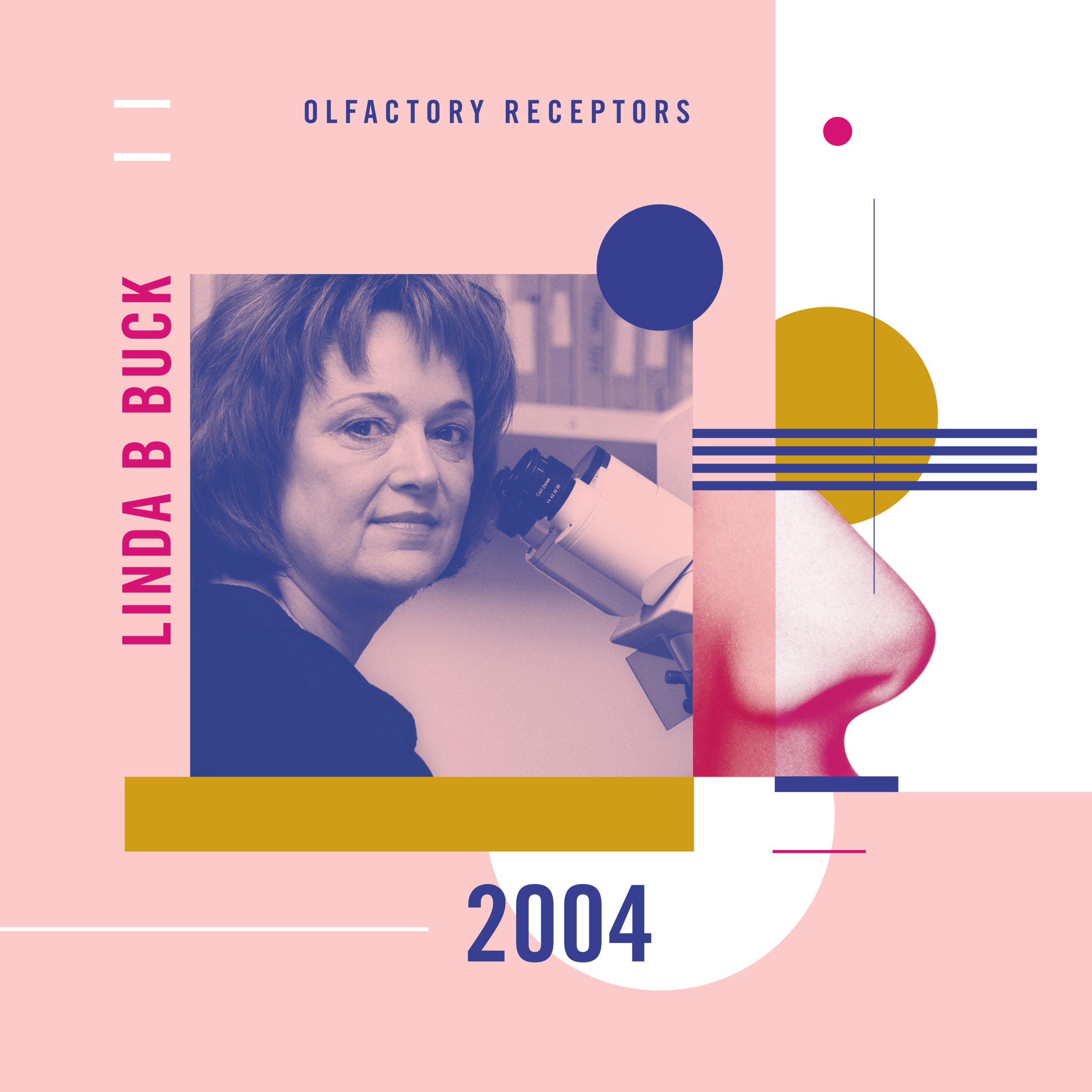 Linda Buck — Beyond Curie—a design project celebrating women in STEM