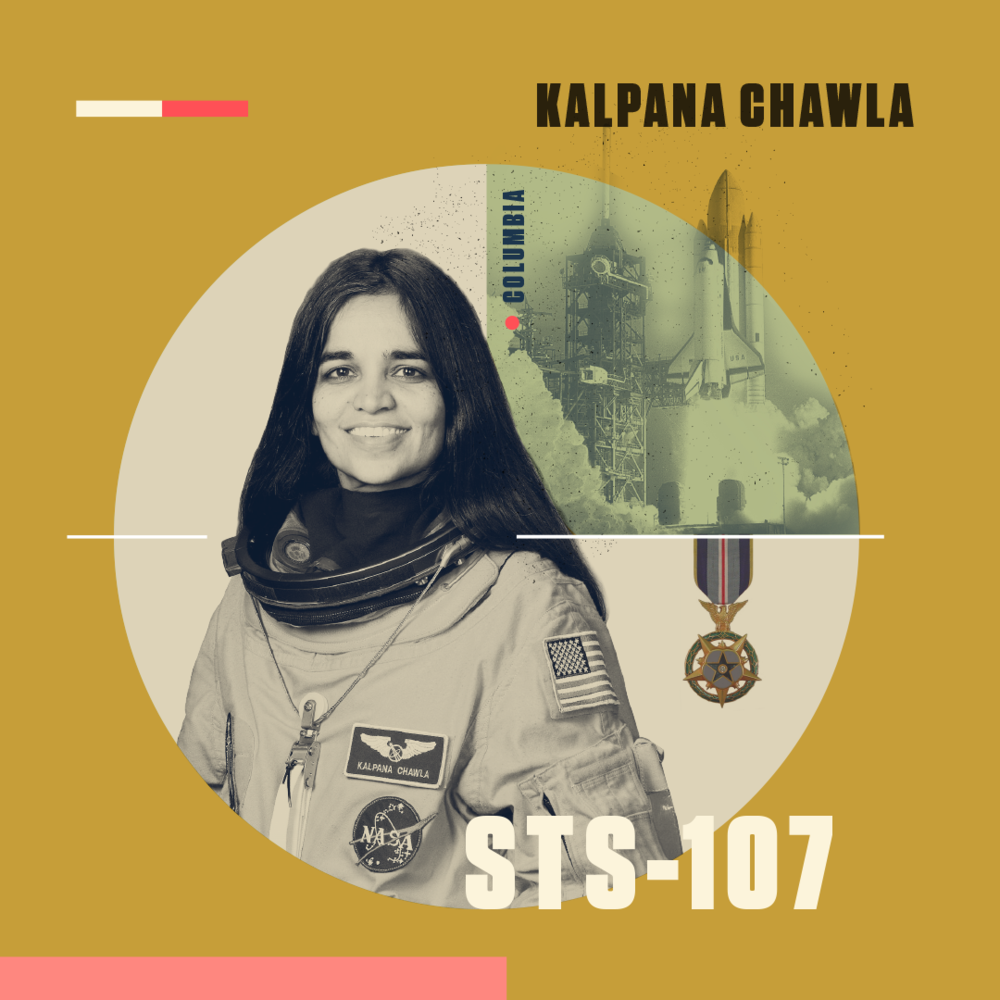 Kalpana Chawla — Beyond Curie—a design project celebrating women ...