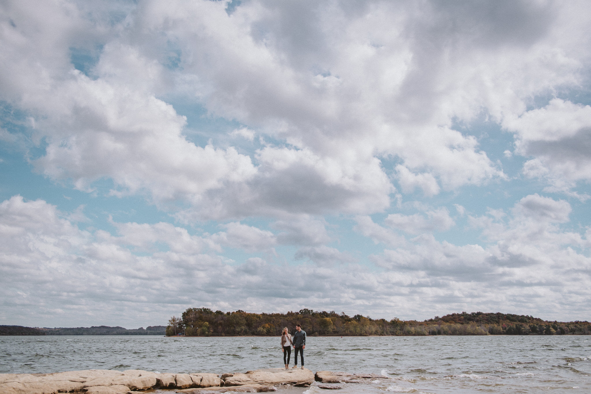 Nashville Engagement Pictures at Percy Priest Lake