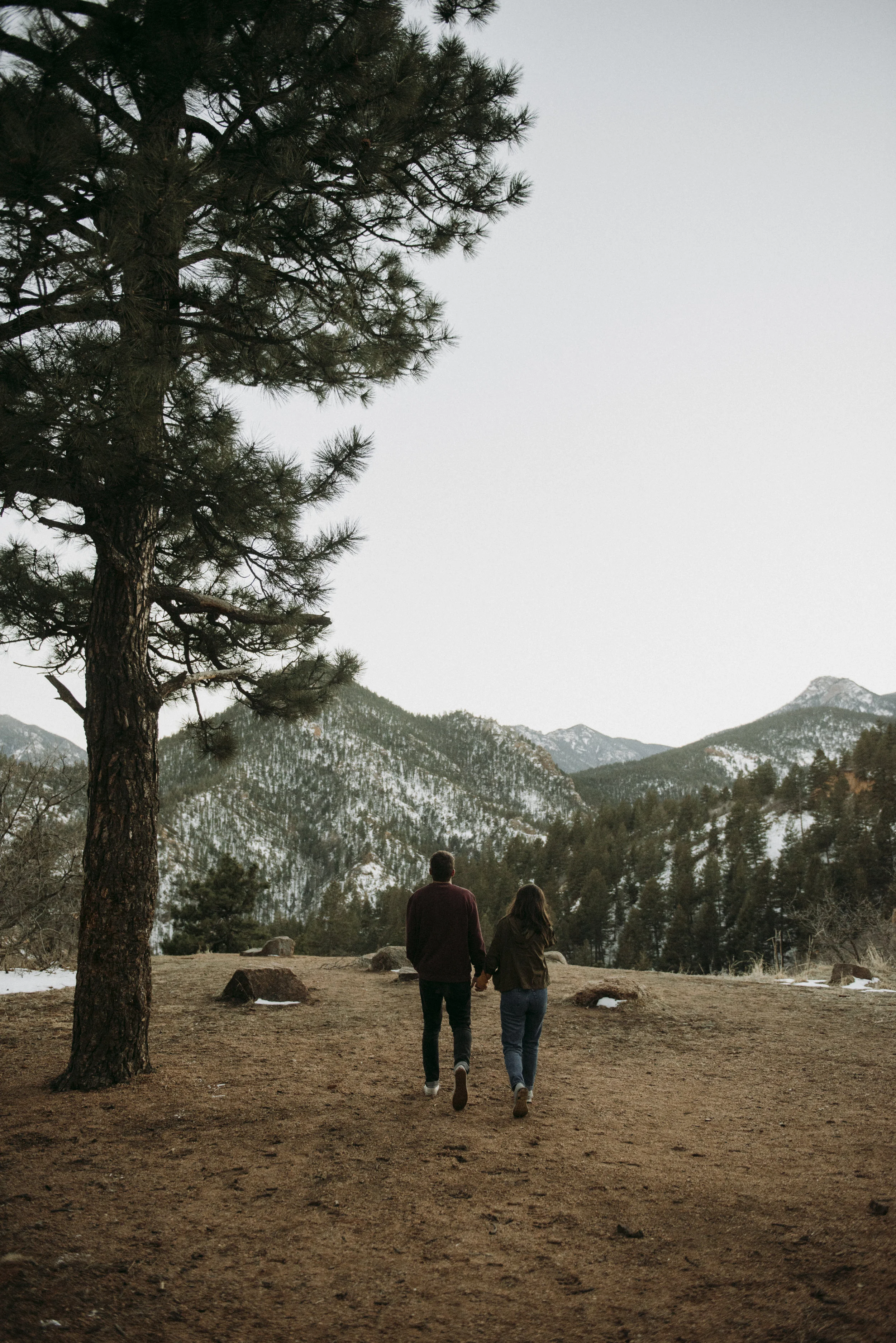 Colorado Springs Adventurous Couple Session at Gold Camp Road -