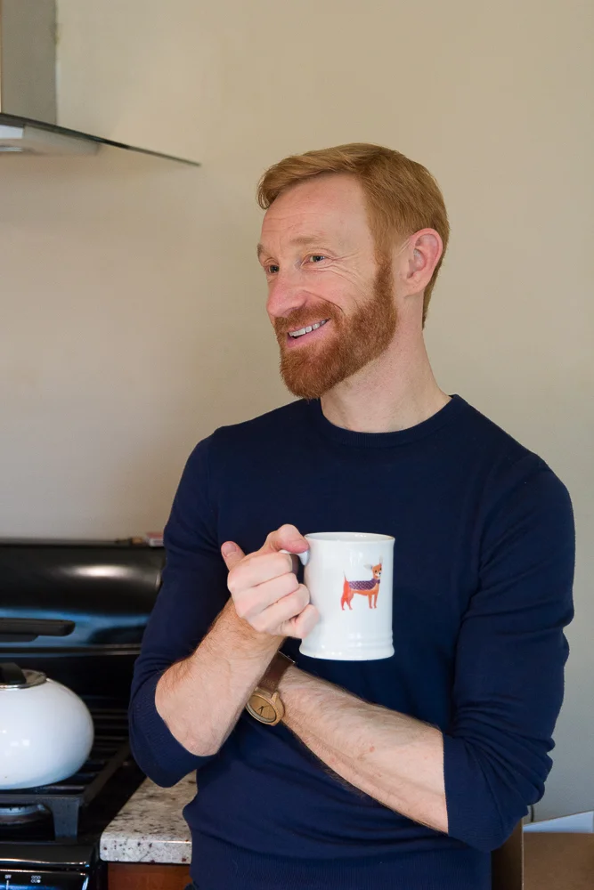 David at home in Denver's Park Hill neighborhood.