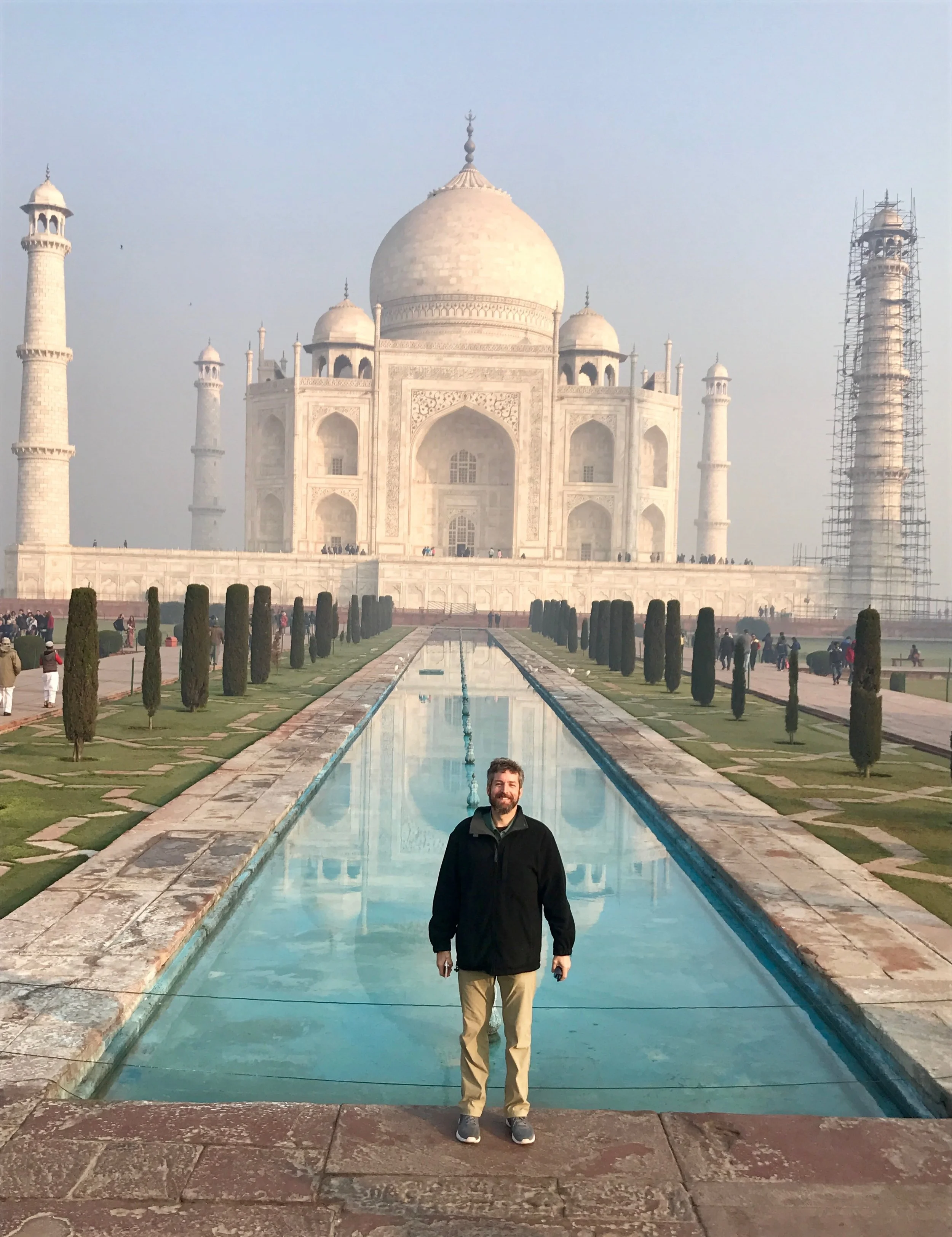 Michael at the Taj Mahal in Agra, India (2017)