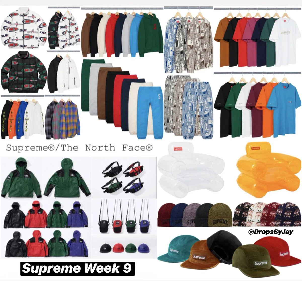 supreme drops fw18