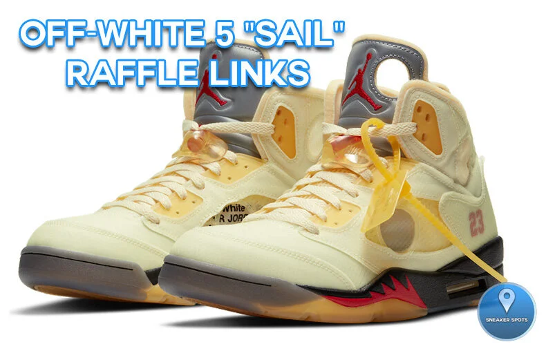 off white 4 raffle