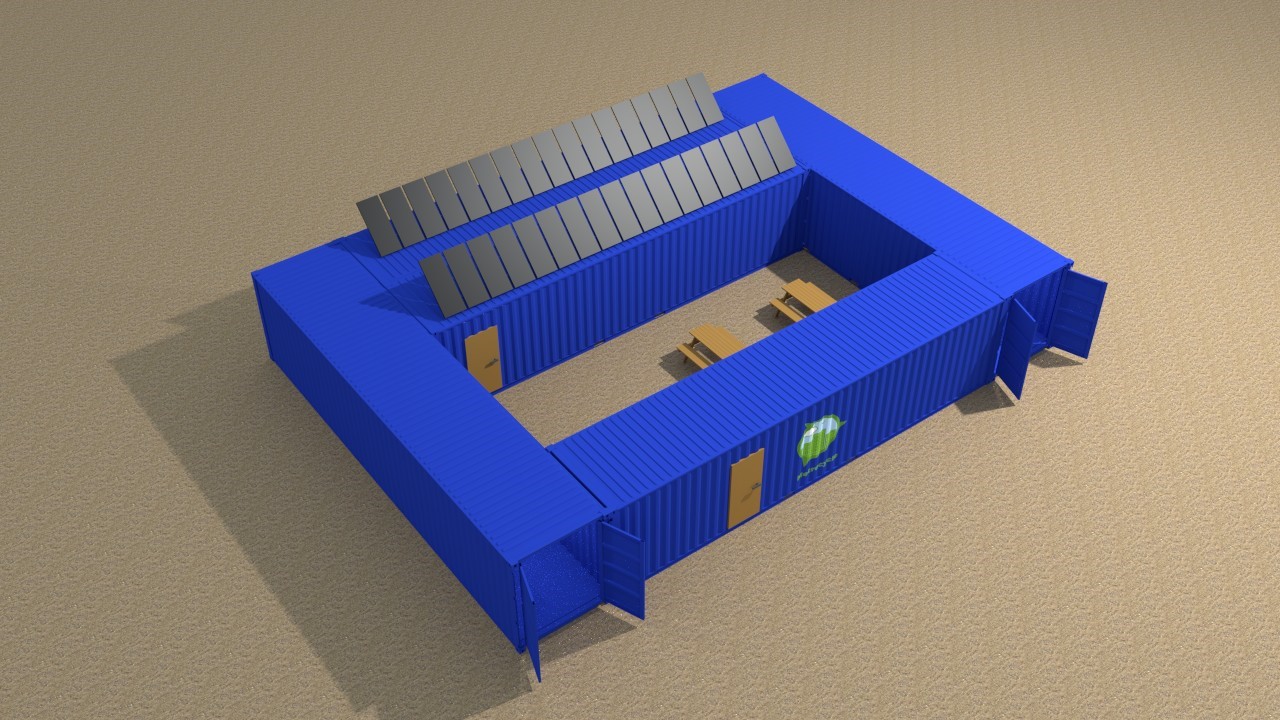 Metrecycle Hub Concept. Cost of a typical disassembly facility: ~$700,000. Cost of a Metrecycle Hub: ~$60,000