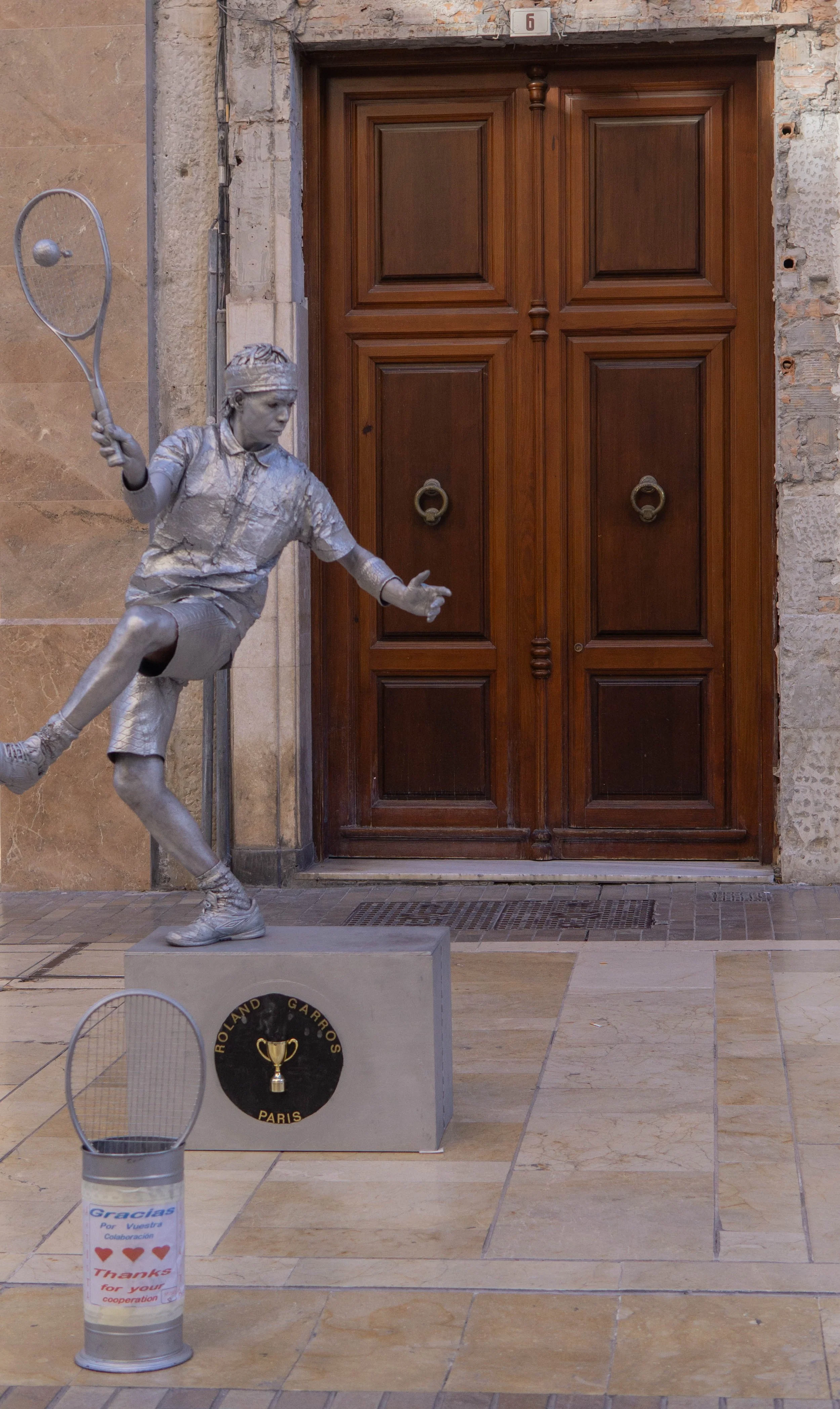 Europe- Spain - Malaga - Busker Frozen.jpg