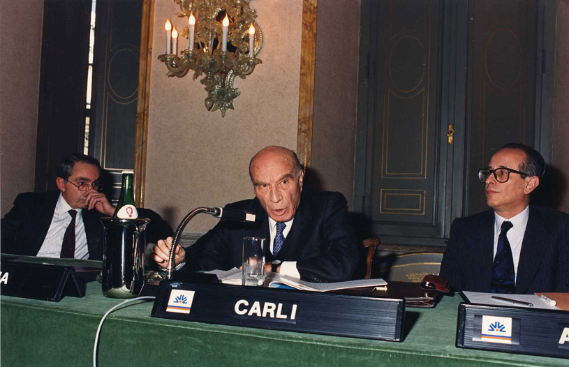 Roma, Banco di Roma, Palazzo De Carolis, 17 febbraio 1990