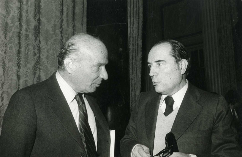  Carli e François Mitterrand  