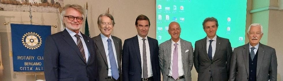 Federico Carli ospite dei Rotary Club di Bergamo: riflessioni economiche sull’ordine mondiale