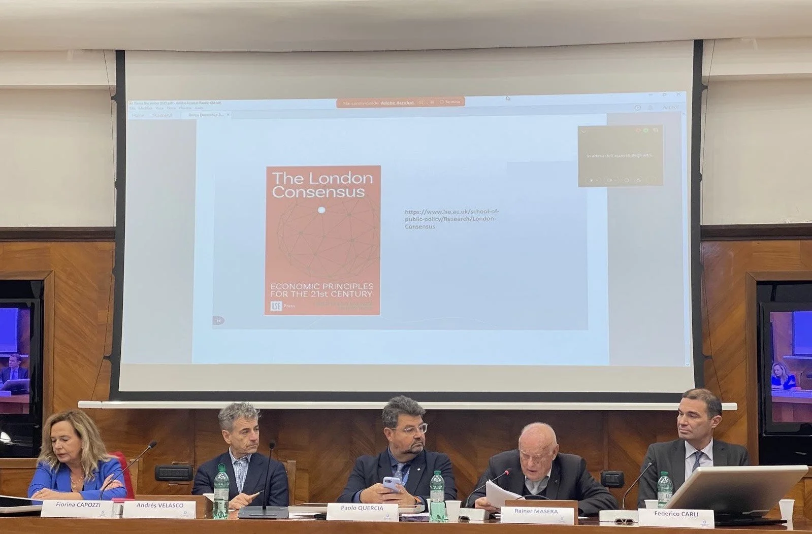 Presentazione del libro The London Consensus