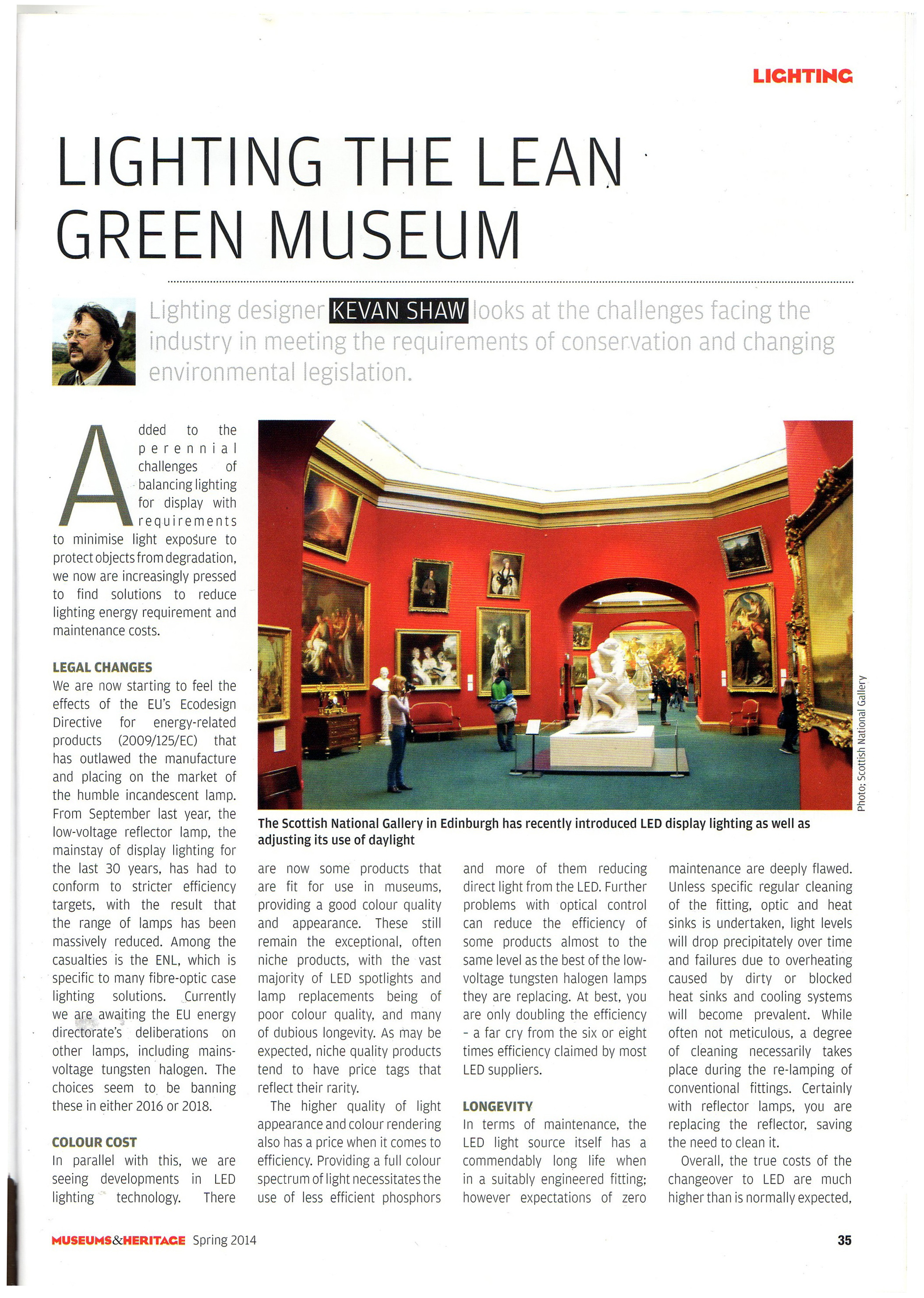 Lighting the Lean Green Museum