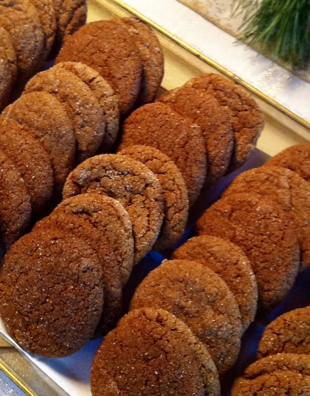 Ginger Molasses Cookies