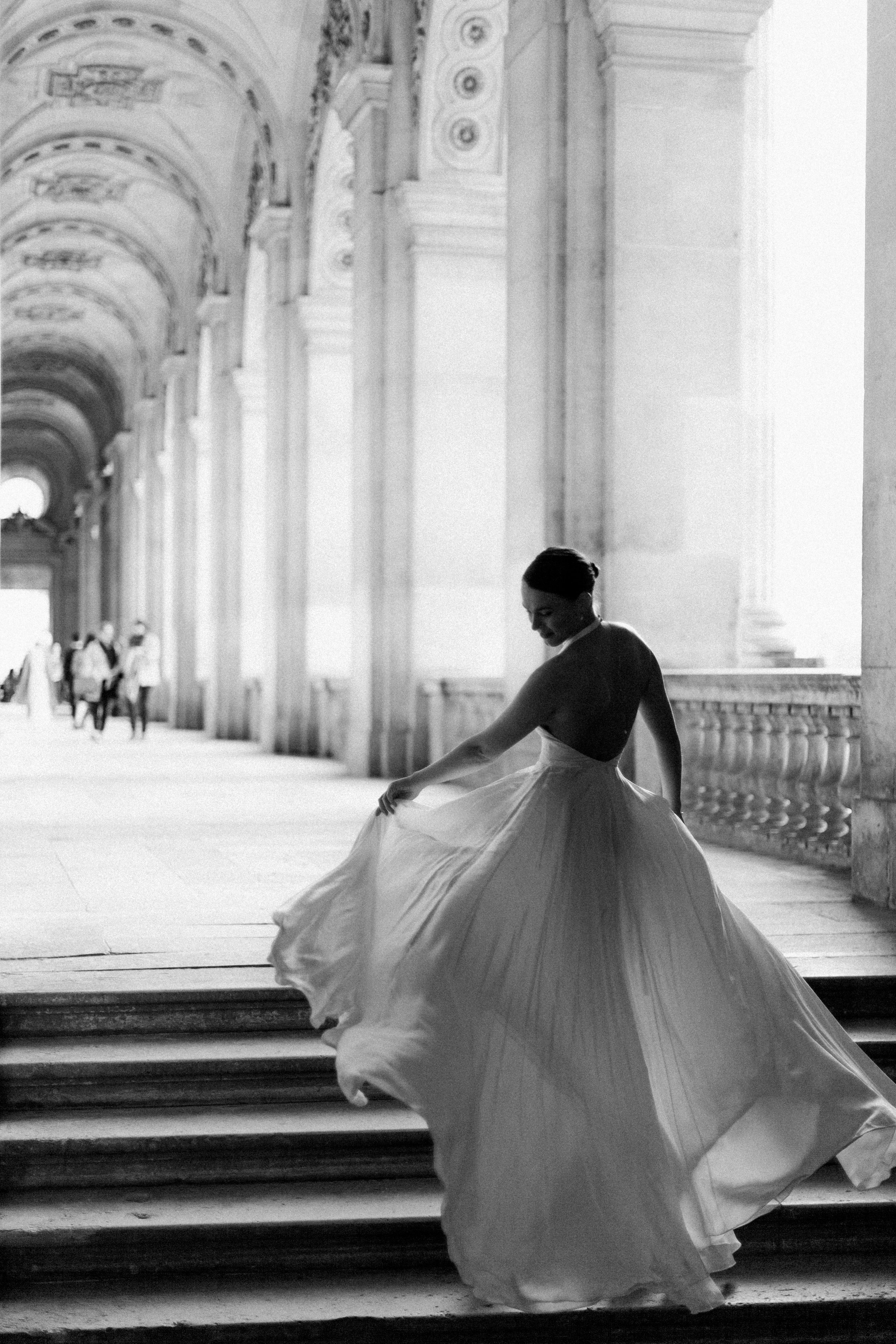 Bride in Parisian Arch