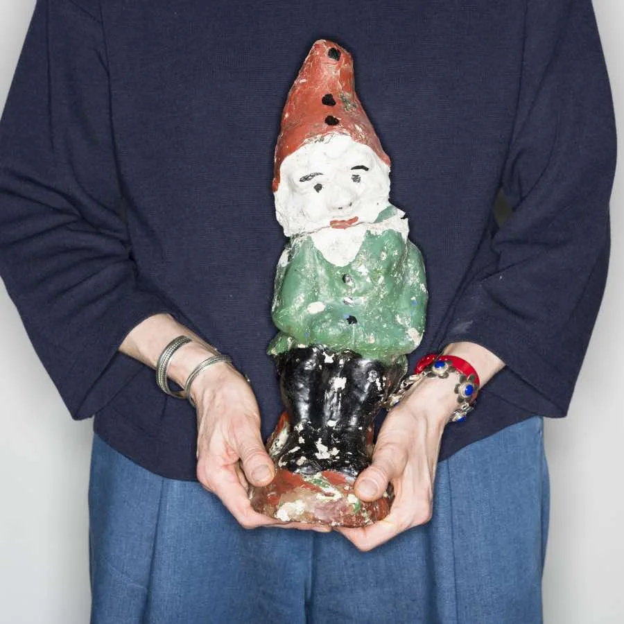 Garden gnome, Julie Carr: "When I picked the gnome, I did it somewhat ironically. But in reality, it has contributed significantly to my love of nature as an adult. If those odd little fellows hadn’t drawn me outside while the grown-ups talked inside, my life would certainly have been a poorer one.” Picture: Wellcome Collection.