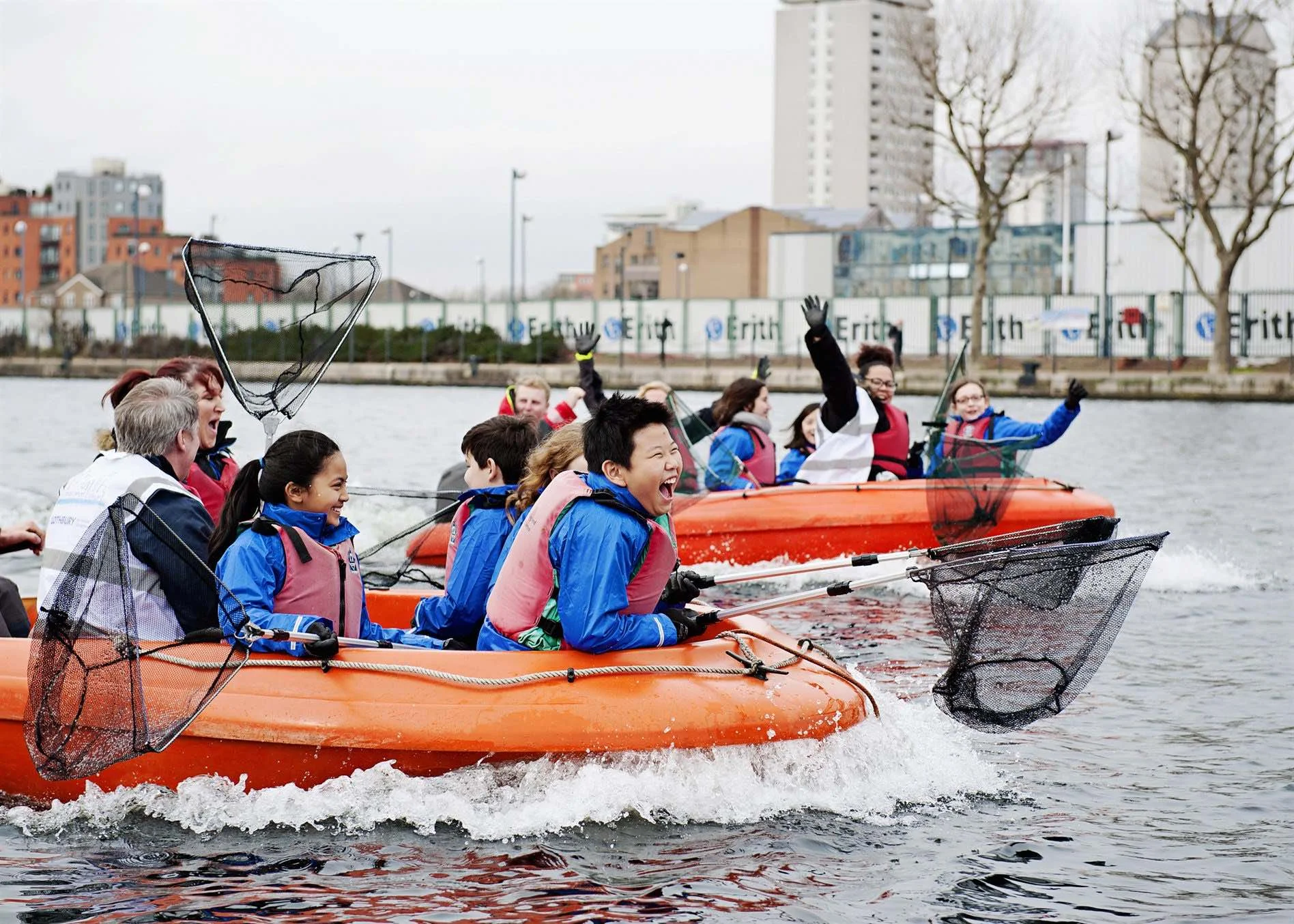 The Poly-Mer was developed after Restorick came across a Docklands school fishing for plastic. Picture: Hubbub.