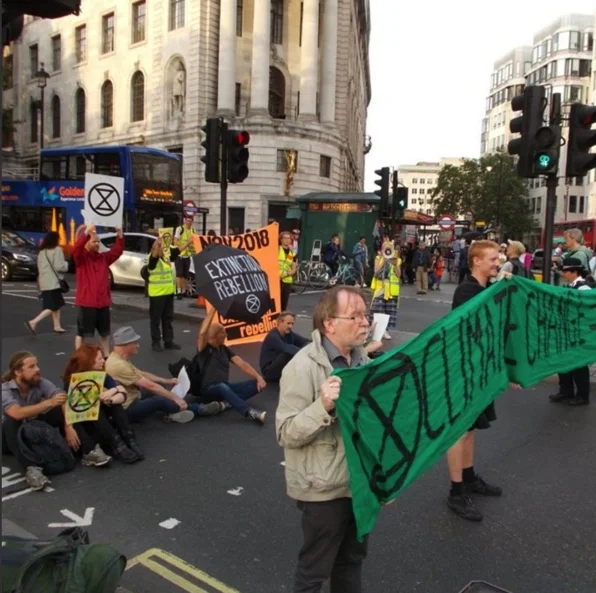 Ordinary people are galvanised as never before. Picture: Extinction Rebellion.