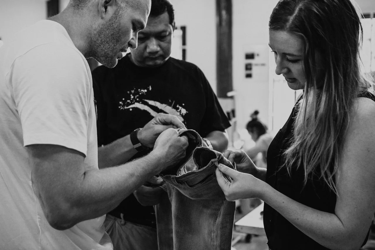 Outland Denim offers ethical employment and training to women rescued from human trafficking and exploitation to make.