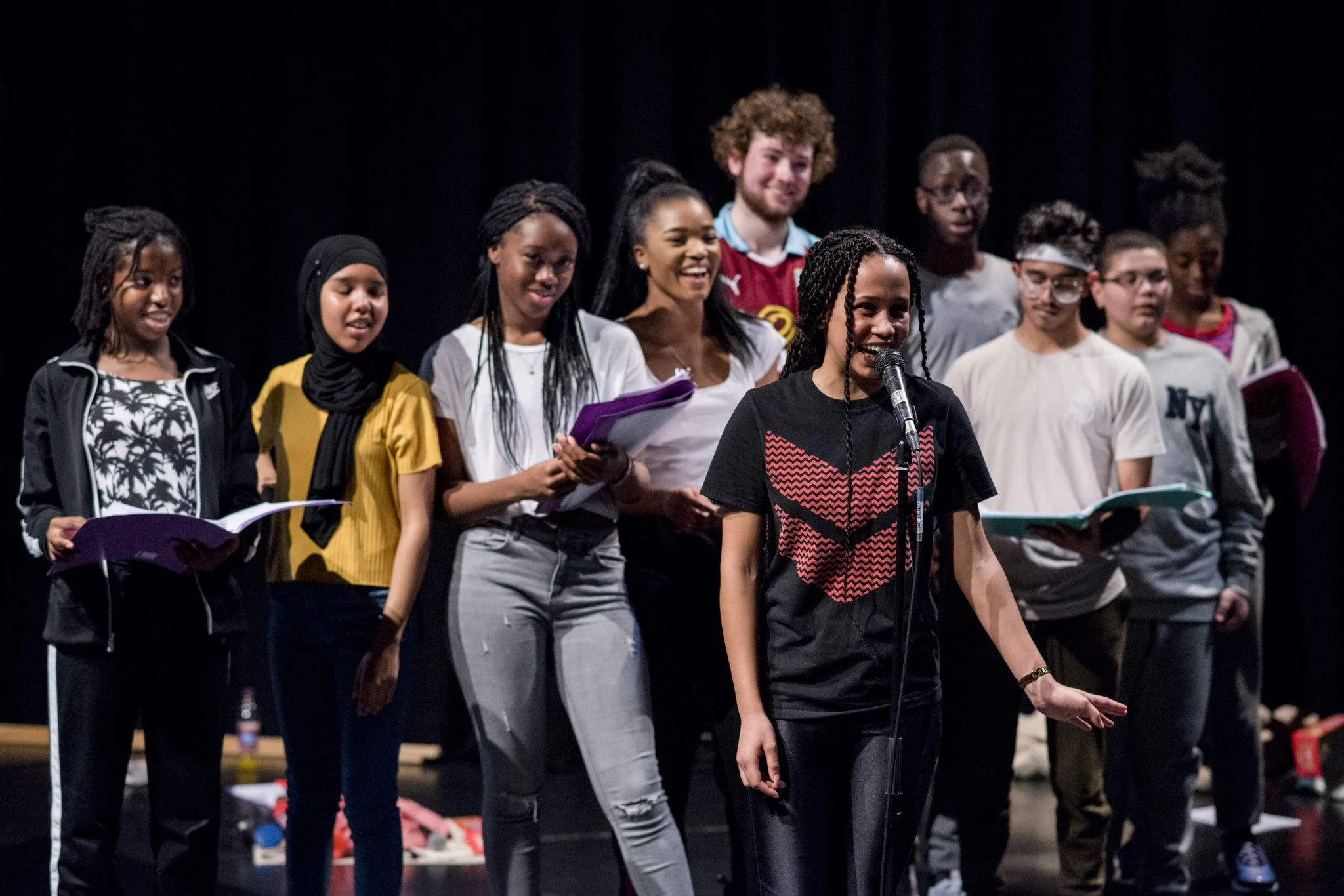 “We have loads to learn from their openness and understanding around issues of identity and difference.” Company Three in action.