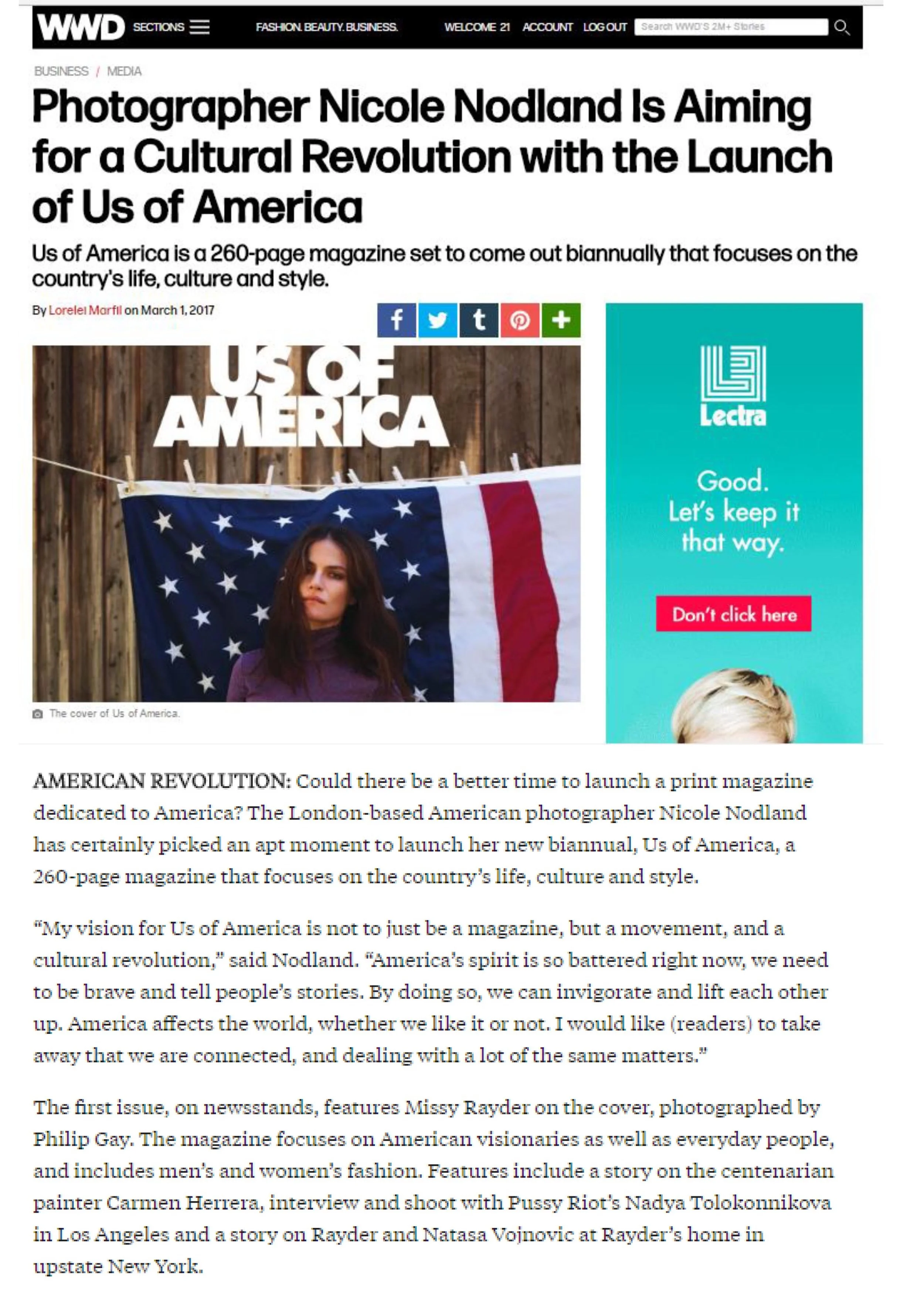 FEATURED IN WWD