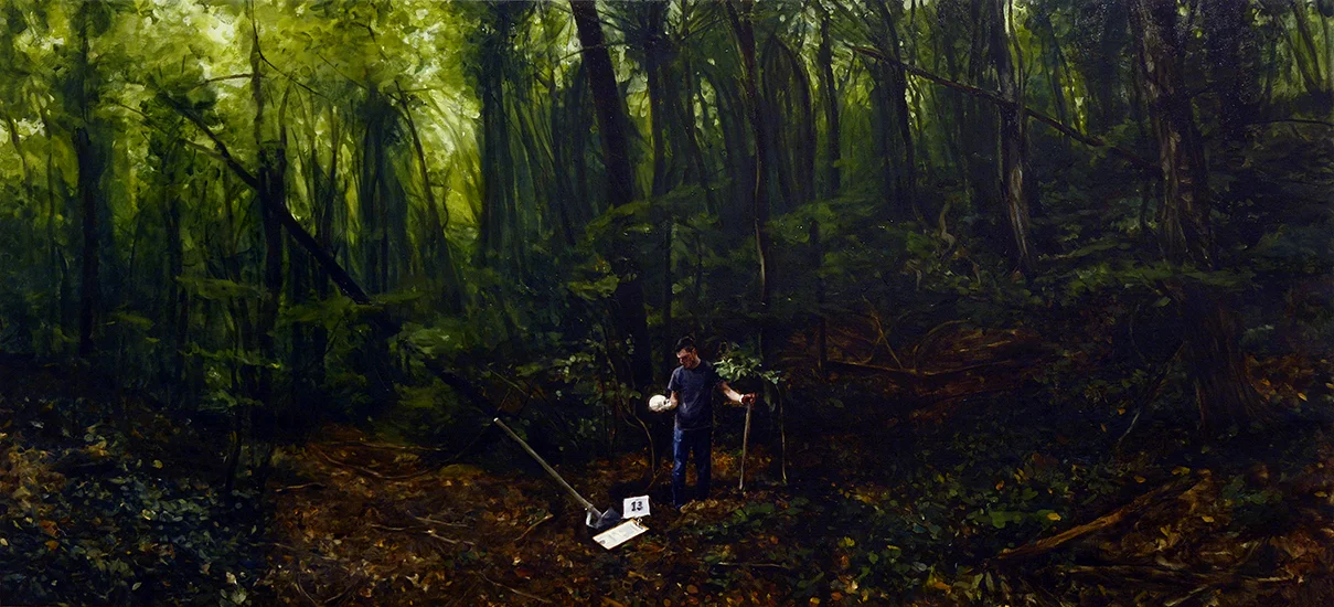 Et in Arcadia ego / oil on linen / 250 x 114 cm /2018
