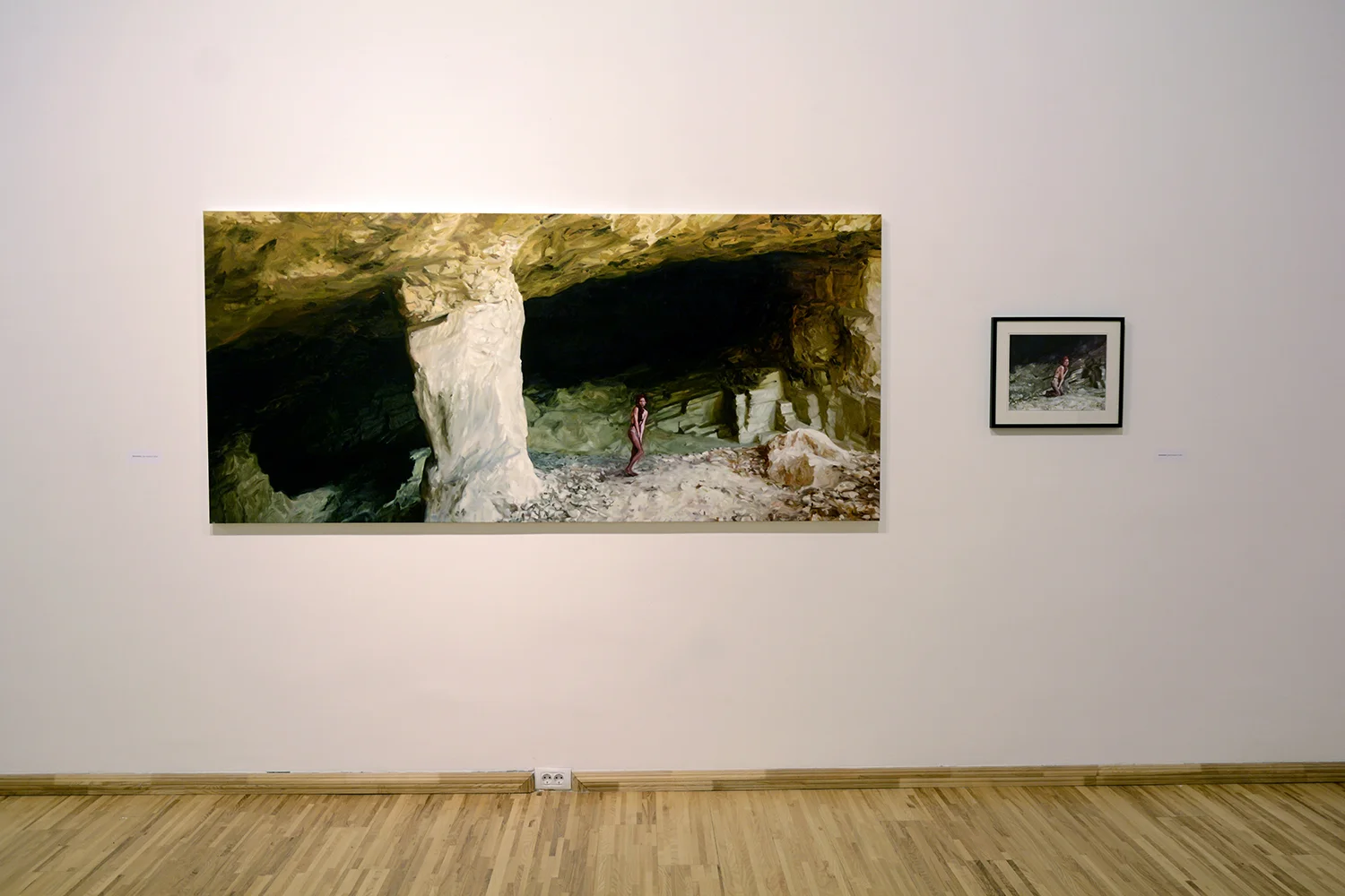 Quarry / oil on linen / 250 x 115 cm / 2018