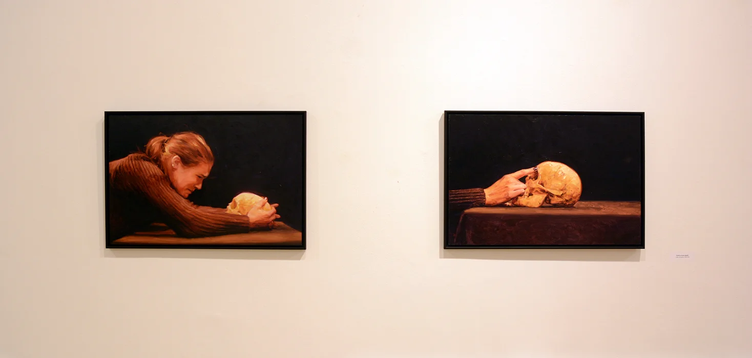The man is dead (diptych) / oil on panel / 90 x 60 cm ( each) 2017/18