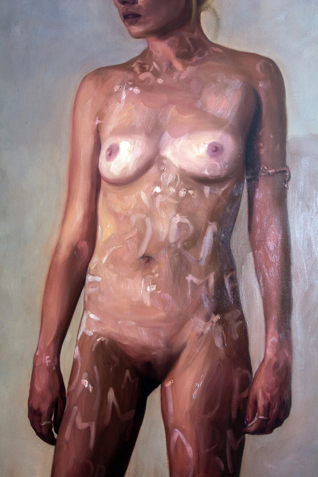 FORM (detail) l oil on linen l 260x160 cm l 2016