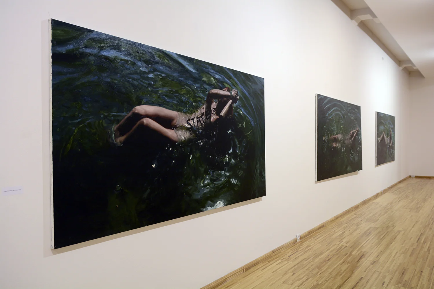 STATERA (triptych) / oil on linen / 300 x 150 cm / 2017