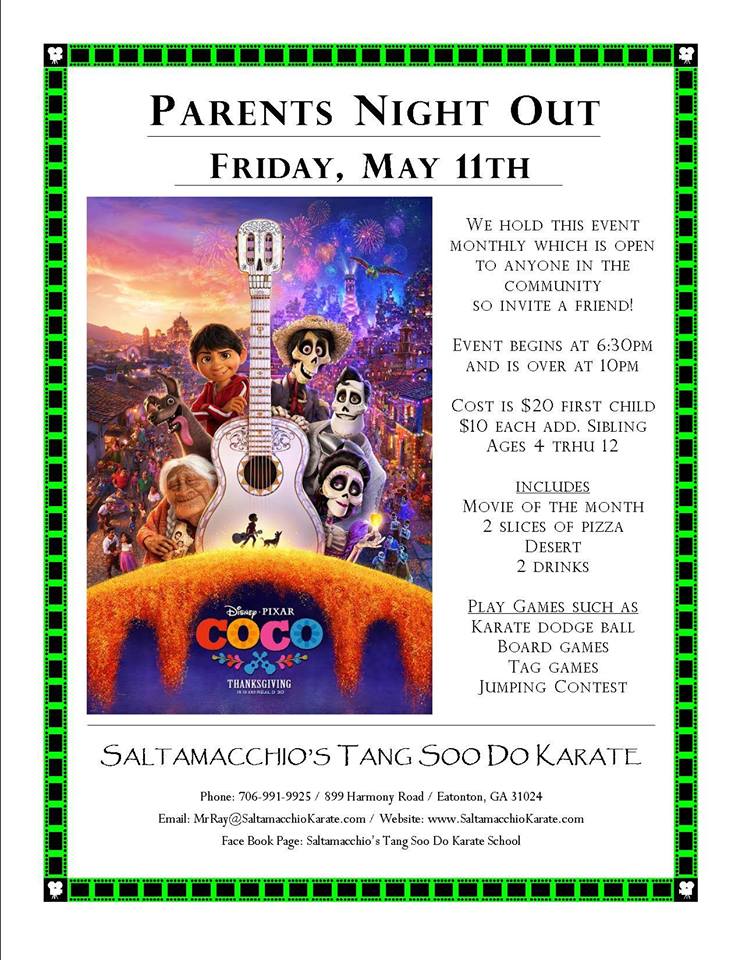 Parents Night Out | Kids Movie and Pizza — Lake Oconee Life