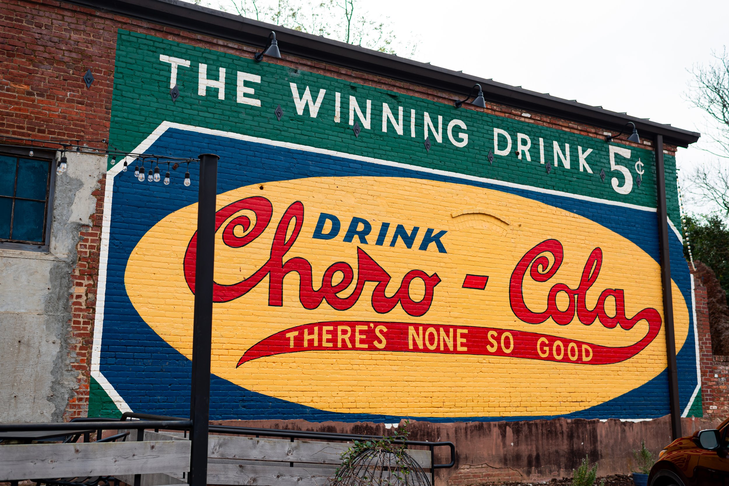 Drink Chero-Cola Mural At Oconee Brewing Company