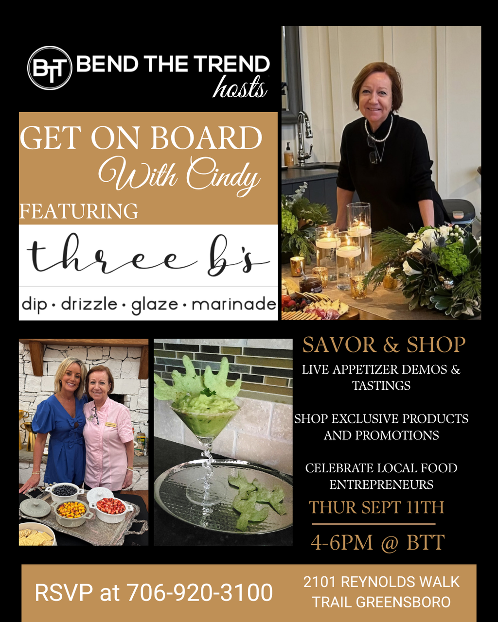 Bend the Trend's Savor & Shop Event