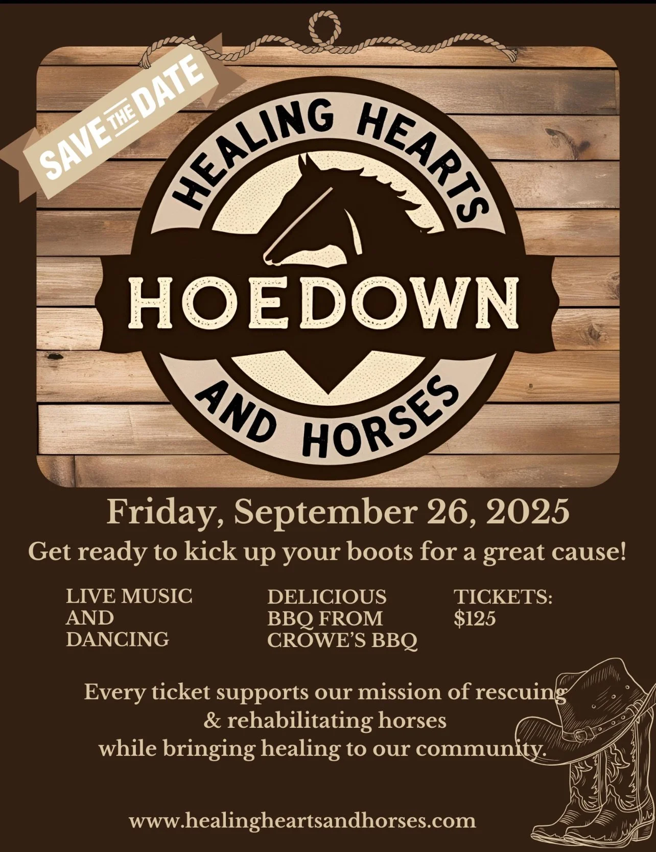 The Healing Hearts and Horses Hoedown