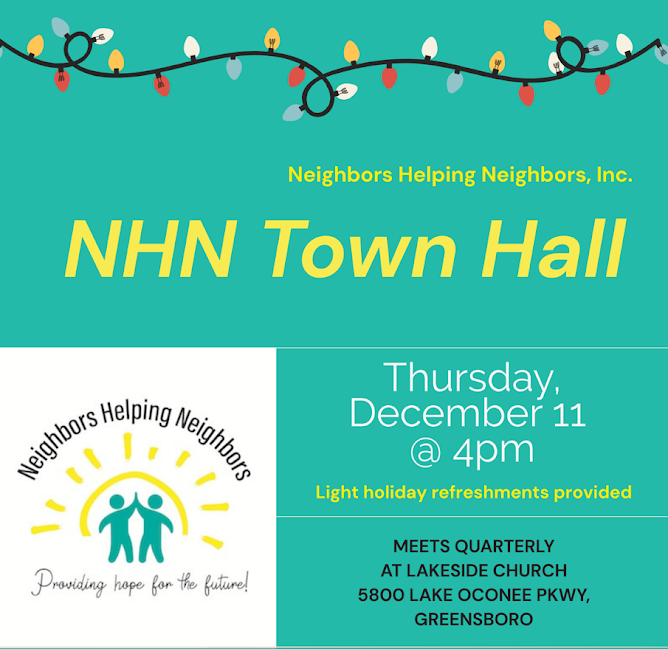 Neighbors Helping Neighbors Town Hall Meeting