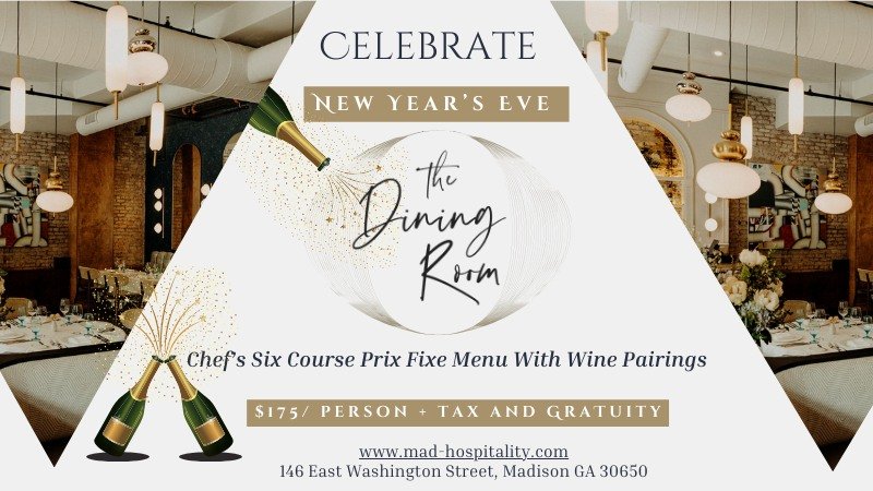 Celebrate New Year's Eve at The Dining Room
