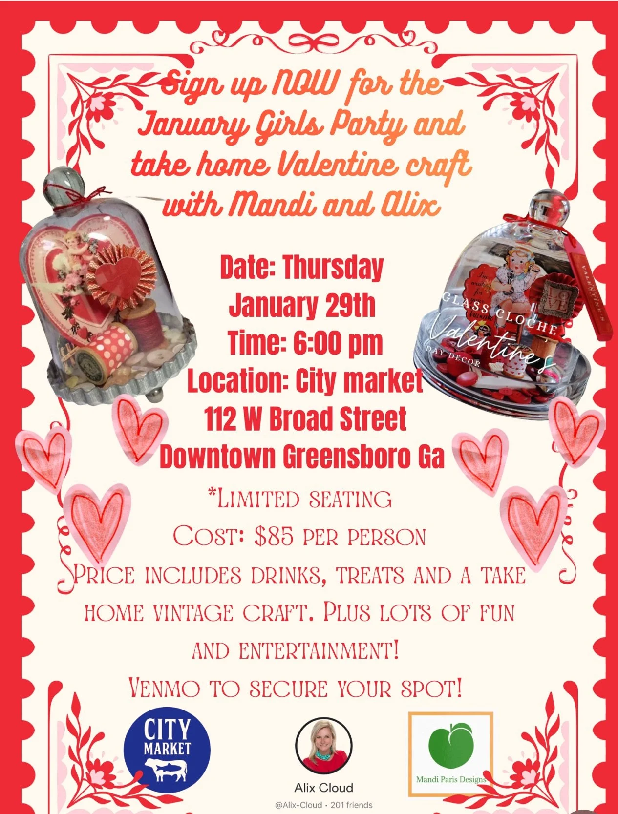 Vintage Valentine Workshop to Learn Classic Cloche Styles