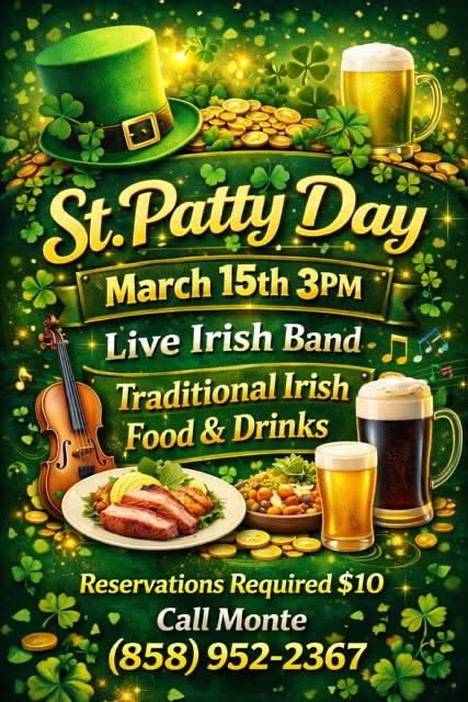 Celebrate St. Patty’s Day at Sammy’s